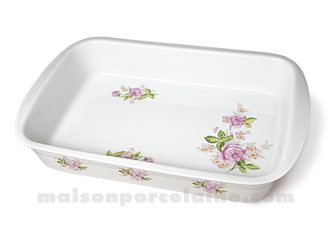 PLAT ROTIR RECTANGULAIRE HAUT CULINAIRE 3 TOQUES 41X26X7 3.6L1X26X7 3