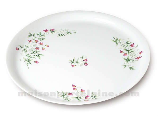 PLAT TARTE LIMOGES EMPIRE D32