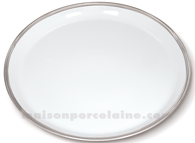 PLAT TARTE LIMOGES EMPIRE D32