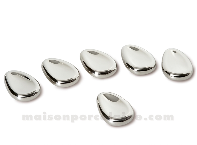 PORTE COUTEAU DROP COUZON ACIER MASSIF18/10 - 6 PIECES - COFFRET CADEAU