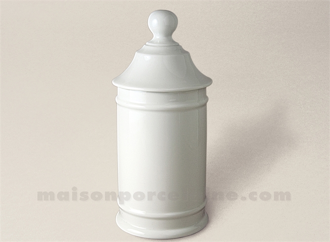 POT PHARMACIE LIMOGES PORCELAINE BLANCHE BERNARD EXTRA 30X13 1,9L