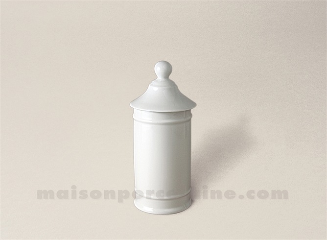 POT PHARMACIE LIMOGES PORCELAINE BLANCHE BERNARD N°3 15X6 20CL