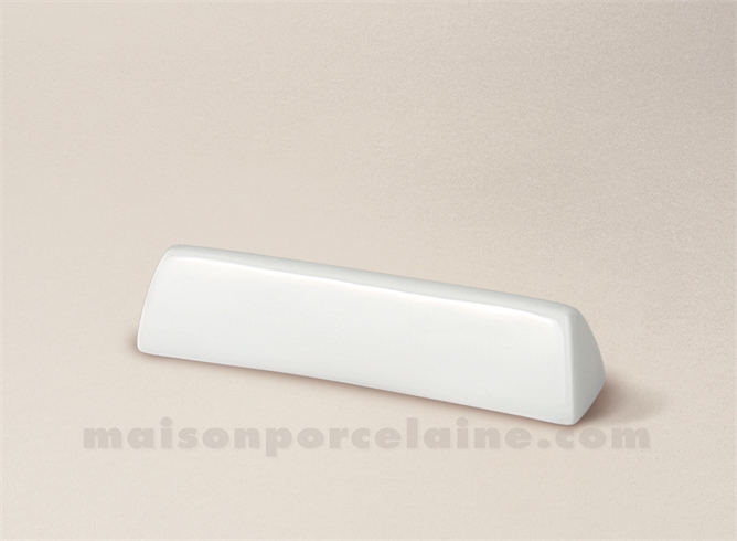 REPOSE COUTEAU PORCELAINE BLANCHE LIMOGES TRIANGLE 9X2