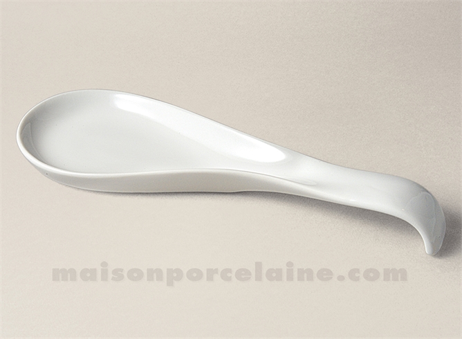 REPOSE CUILLERE PORCELAINE BLANCHE GM 28X10
