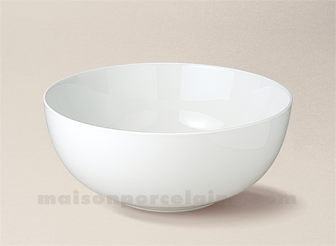 SALADIER PORCELAINE BLANCHE BOULE ARTOIS N°5 19X7.5