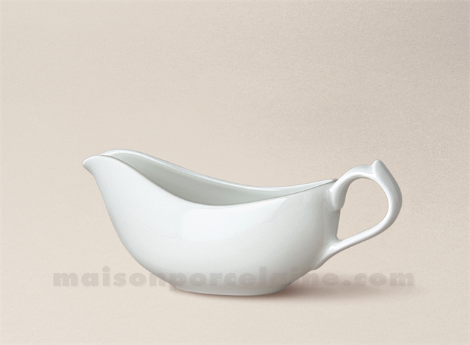 SAUCIERE PORCELAINE BLANCHE LIMOGES GOURMET N°3 13X5 8CL