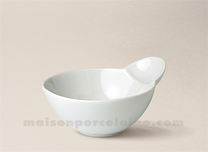 SAUCIERE PORCELAINE BLANCHE POUCE N2