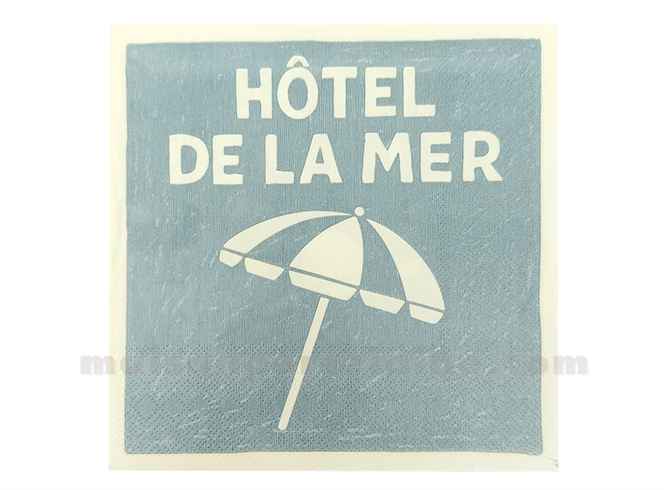 SERVIETTE PAPIER HÔTEL DE LA MER X20