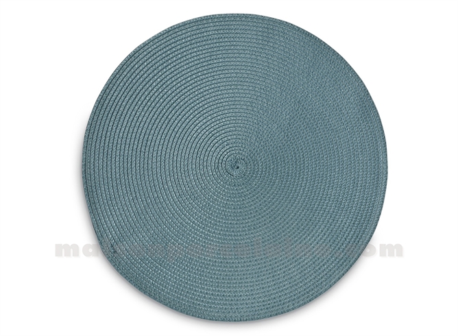 SET DE TABLE ROND TRADITION BLEU D38CM