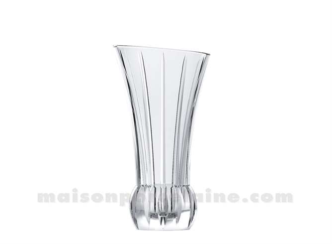 SPRING - VASE TRANSPARENT  H13.6CM - SET/3 ASS