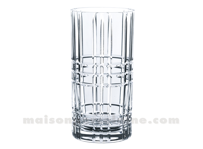 SQUARE - LONGDRINK 44,5CL H15,1CM - COF/4CRISTALIN)CRISTALIN)CRISTALIN)