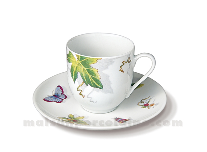 TASSE CAFE BOULE+SOUCOUPE FLANDRE 10CL