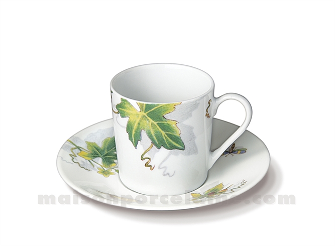 TASSE CAFE EMPIRE+SOUCOUPE SOLOGNE 10CL