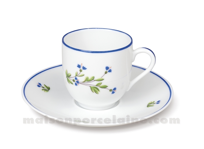 TASSE CAFE + SOUCOUPE BOULE ORIENT 060X060X134 10CL