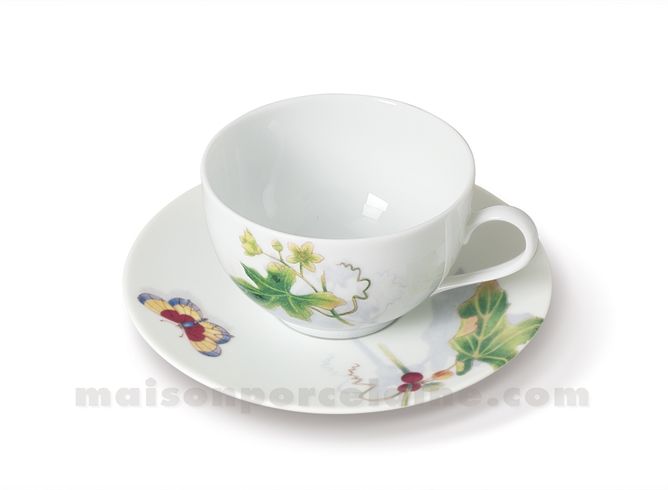 TASSE CAFE+SOUCOUPE LIMOGES ENVIE 14CL