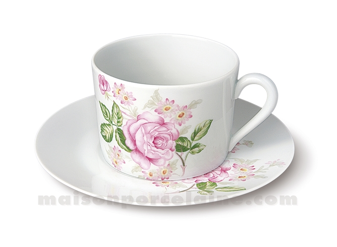 TASSE DEJEUNER+SOUCOUPE LIMOGES EMPIRE 10X7X17.5 3