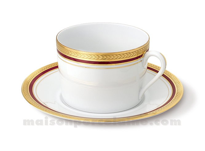 TASSE DEJEUNER+SOUCOUPE LIMOGES EMPIRE 10X7X17.5 3