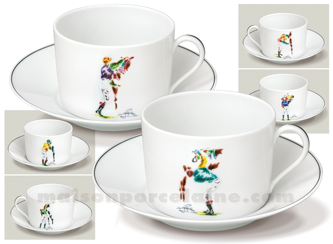 TASSE DEJEUNER+SOUCOUPE LIMOGES EMPIRE 10X7X17.5 3