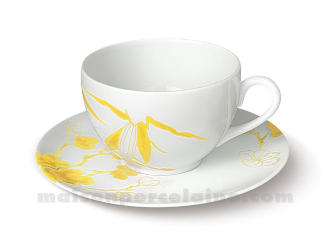 TASSE DEJEUNER+SOUCOUPE LIMOGES ENVIE 35CL