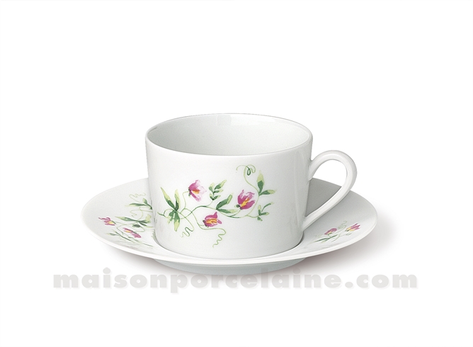 TASSE THE+SOUCOUPE LIMOGES EMPIRE 20CL