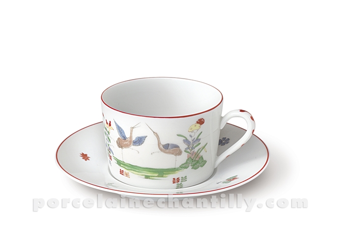 TASSE THE+SOUCOUPE LIMOGES EMPIRE 20CL