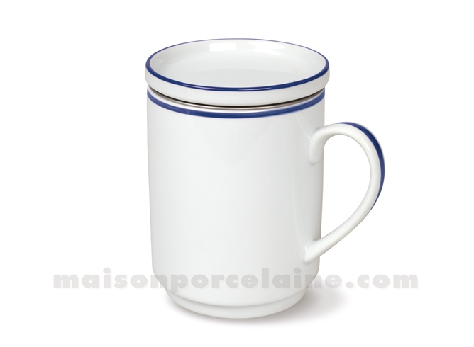 TASSE TISANE EMPILABLE + FILTRE METAL 30CL