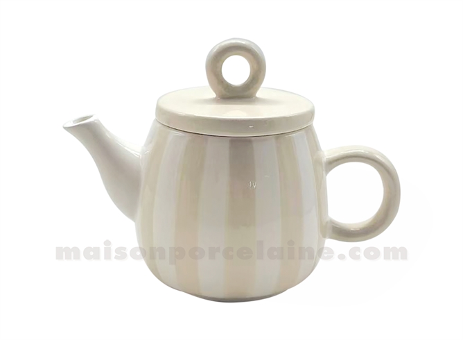 THÉIÈRE RIVIERA SABLE L20,5 P18,8 H15CM