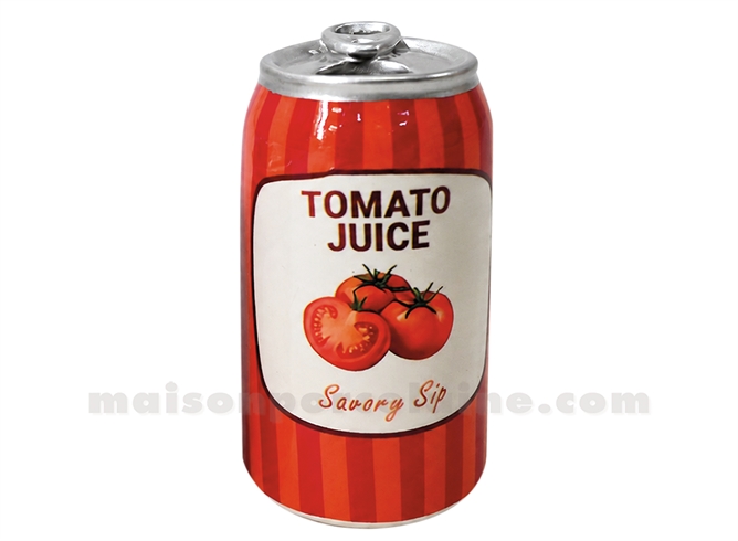 VASE SOLIFLORE CANETTE GM TOMATO D6,2 H11,8CM