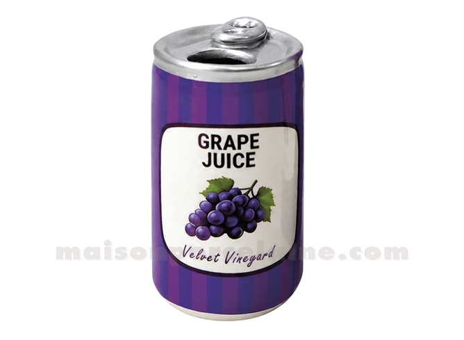 VASE SOLIFLORE CANETTE PM GRAPE JUICE D5 H8,8CM