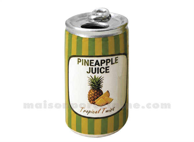 VASE SOLIFLORE CANETTE PM PINEAPPLE JUICE D5 H8,8CM