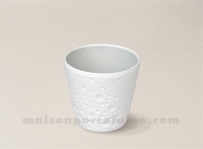 VERRE CAFE BISCUIT PORCELAINE DE LIMOGES 15CL