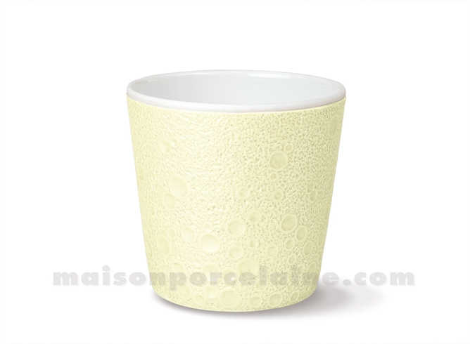VERRE CAFE / PHOTOPHORE BISCUIT PORCELAINE DE LIMOGES 15CL
