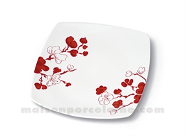 ASSIETTE CARREE PLATE SAHARA 25X25