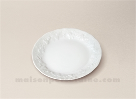 ASSIETTE COCKTAIL COUPE CALIFORNIA LIMOGES PORCELAINE BLANCHE D14.5555