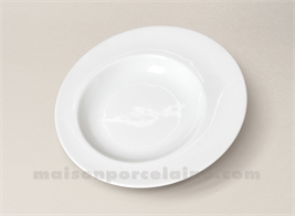 ASSIETTE CREUSE AILE PORCELAINE BLANCHE KOSMOS D23 20CL