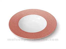 ASSIETTE CREUSE AILE REVES D'OPALINE D23.5 - CAPUCINE