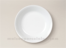 ASSIETTE CREUSE CALOTTE LIMOGES PORCELAINE BLANCHE EMPIRE D19