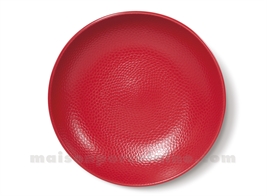 ASSIETTE CREUSE PASTA GRES ROUGE MEDARD DE NOBLAT D25