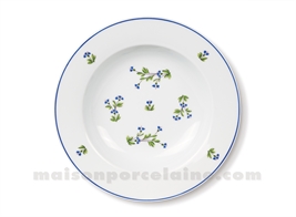 ASSIETTE CREUSE PETITE AILE LIMOGES EMPIRE D22