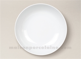 ASSIETTE CREUSE PORCELAINE BLANCHE ARTOIS 20X4.5CM