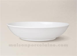 ASSIETTE CREUSE BLANCHE PLANE 15CM PORCE