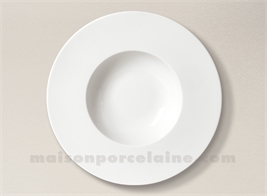 ASSIETTE DEGUSTATION/PASTA PORCELAINE BLANCHE ZEN D27