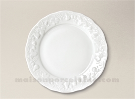 ASSIETTE DESSERT CALIFORNIA LIMOGES PORCELAINE BLANCHE D22