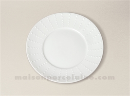 ASSIETTE DESSERT PATE EXTRA BLANCHE LIMOGES SANIA D21.5