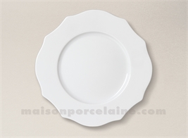 ASSIETTE DESSERT PORCELAINE BLANCHE SISSI D22.5