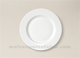ASSIETTE GATEAU LIMOGES PORCELAINE BLANCHE EMPIRE D19