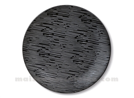 PLATE MAGMA BLACK 27CM