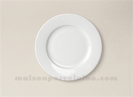 ASSIETTE PAIN  PORCELAINE BLANCHE FABRIQUE EN FRANCE EMPIRE D16