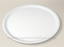 ASSIETTE PIZZA PORCELAINE BLANCHE D31.5