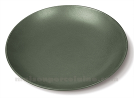 ASSIETTE PLAT DU JOUR COUPE OKRA OLIVE 26,5X5CM